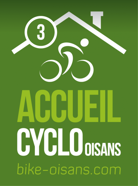 Label Accueil Cyclo Oisans - 3 vélos Label Accueil Cyclo Oisans - 3 vélos