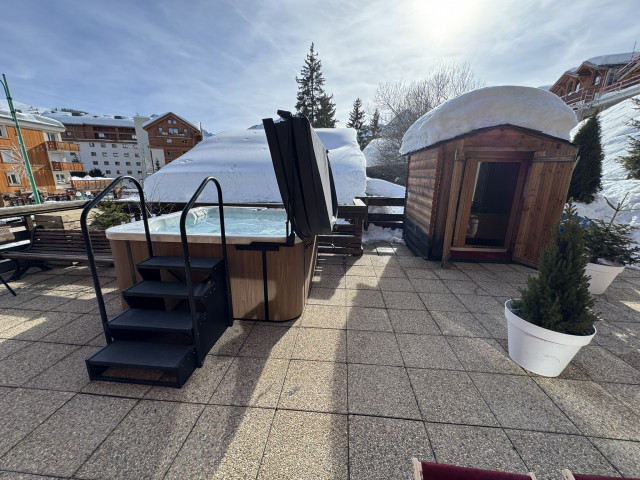 Bain à remous Sauna