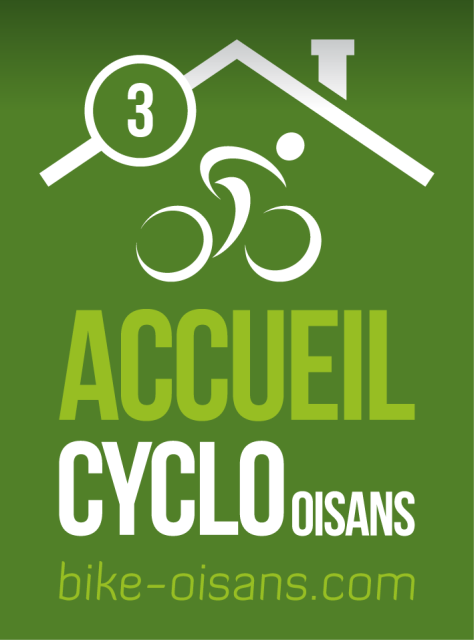 Label Accueil Cyclo Oisans - 3 vélos - © Oisans Tourisme Label Accueil Cyclo Oisans - 3 vélos