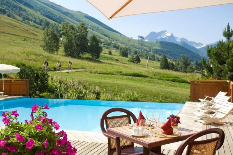 vue terrasse exterieure été