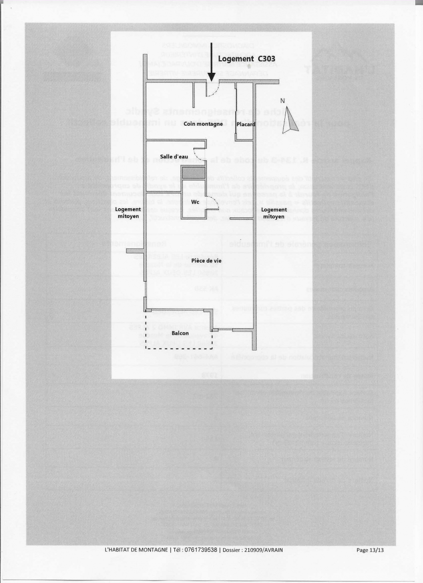 LES ALBERGES n°C303 Apartment 4 people