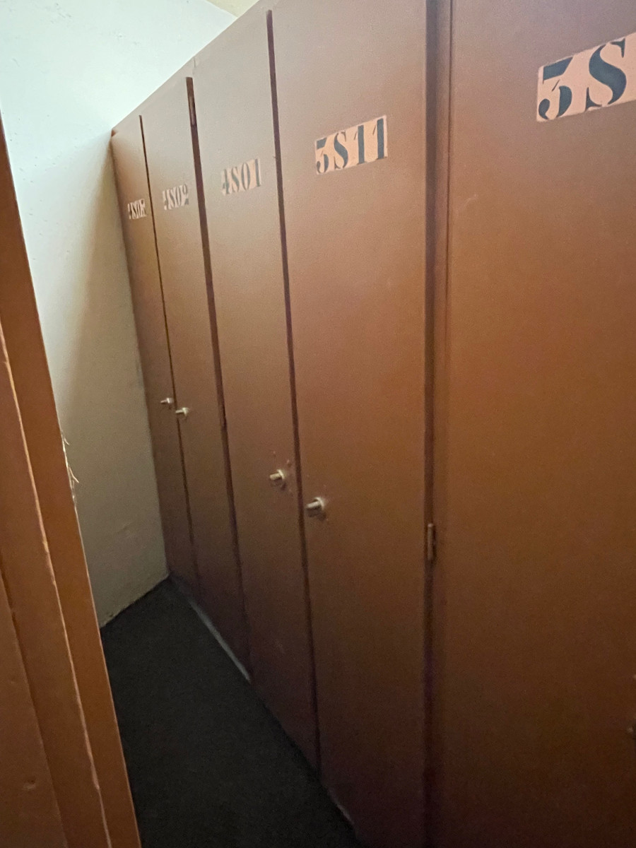 Casiers à skis double au rez de chaussée