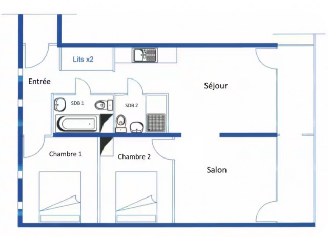 Plan de l’appartement Plan de l’appartement